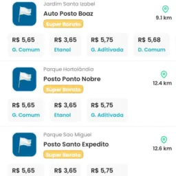 COMBUSTÍVEL BARATO