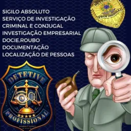 DETETIVE PROFISSIONAL, INVESTIGADOR PROFISSIONAL, BOMBEIROS CIVIL, SEGURANÇA PRIVADO E ETC....