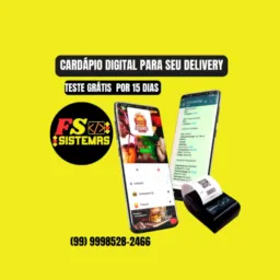 CARDAPIO DIGITAL GRÁTIS POR 15 DIAS