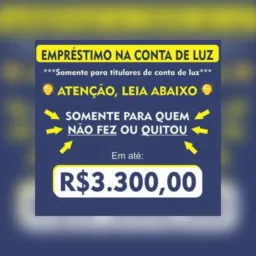 Emprestimo clt , na conta de energia