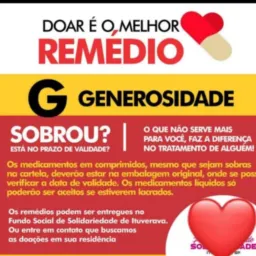 DOAÇÃO DE MEDICAMENTO NÃO VENCIDO