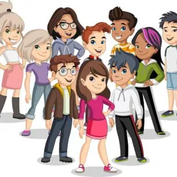 Jovens e adolescentes pra fazer novas amizades, E também pra mensagens de Deus e convites