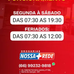 OFERTAS DA DROGARIA NOSSA REDE EM BARRA DO GARCAS MT