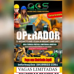 CURSO DE MÁQUINAS EM MURICILÂNDIA-TO