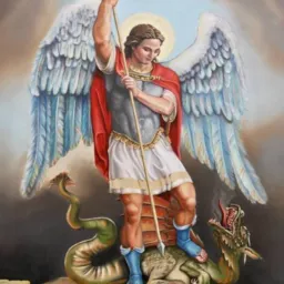 SÃO MIGUEL ARCANJO DEFENDEI-NOS NESTE E EM TODOS OS COMBATES ALELUIA AMÉM.