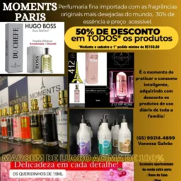Renda Extra - Lucre 100% ou mais Revendendo Moments Paris
