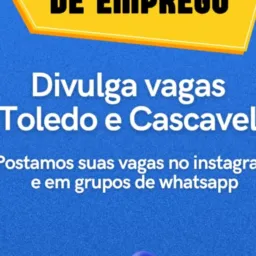Divulga vagas Toledo e Cascavel