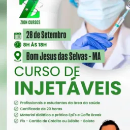 INJETÁVEIS BOM JESUS DAS SELVAS T2🚀💉📚🏥💊