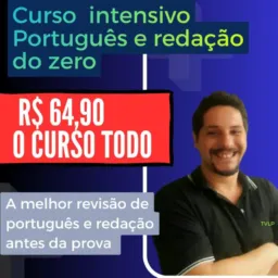 Curso  intensivo de português e redação do zero