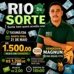 Rio da sorte 🍀🤞🤑
