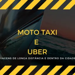 CORRIDAS DE UBER E MOTO TAXI.