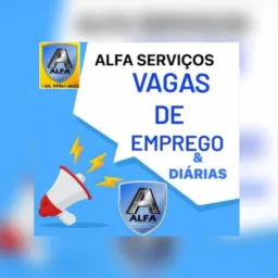Vagas de Diárias e Empregos Rio Verde e Região / ALFA SERVIÇOS