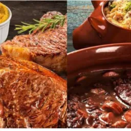 Delícias aos sábados e domingos feijoadas e carnes assadas