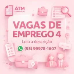 VAGAS DE EMPREGO ATM 04 🟠