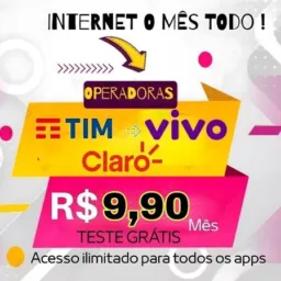 INTERNET ILIMITADA ~ R$9,99 MENSAL