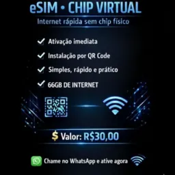 Chip virtual Esim grupo de clientes✅