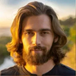 Homens com barba e sem barba