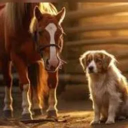 Grupo de relincho de cavalo e latido de AL🐶🐎