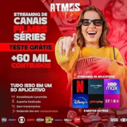 Pacote completo de canais com teste grátis
