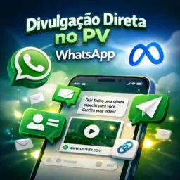 Divulgação no Privado pelo Whatsapp