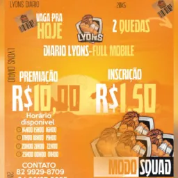 ⇥ LYONS DIÁRIO MOB¹ 🦁🧡🖤