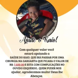 Rifas solidário para o Kaio
