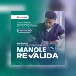 Manole Revalida | Cursos + Mentorias + Flashcards + Mapas Mentais + IA para o Revalida INEP