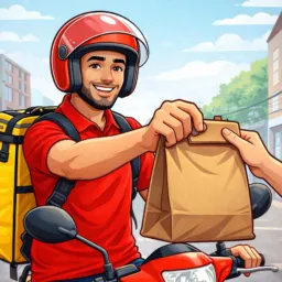 Entregado de Delivery Tailândia