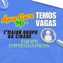 Agência de emprego Água Clara ✅