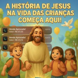 Tirando as crianças do celular, histórias bíblicas infantil