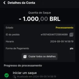 Sorteios e cashback de plataformas