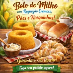 Grupo vip para pedidos de Pães, rosquinhas e bolo de milho 🌽 com requeijão cremoso