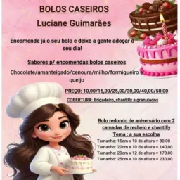 BOLOS CASEIROS LUCIANE GUIMARÃES