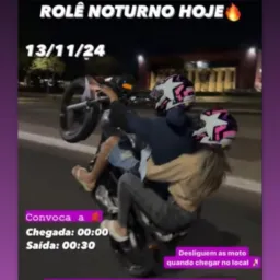 Rolezao Hj Noturno Só Quem Vai Da Slv🏍️🚀🤞