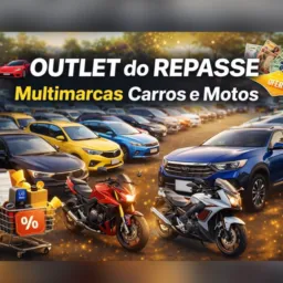 3️⃣OUTLET do REPASSE multimarcas carros e motos
