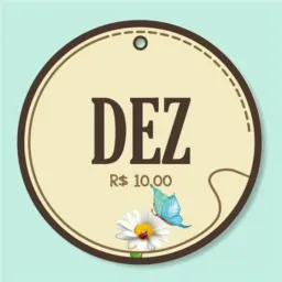 Bazar 10,00 preço único