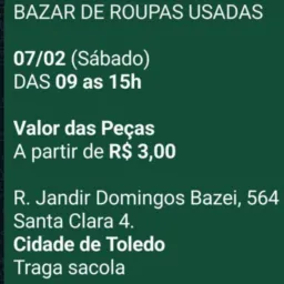 INFANTIL FEMININO BAZAR FAMÍLIA TEODORO & ARENS 45999866187 45999142439