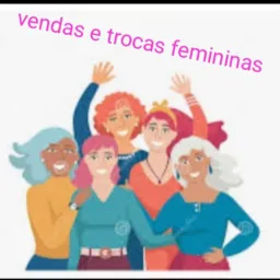Grupo somente para mulheres troca e venda de roupas
