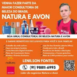 Seja um(a) consultor(a) de beleza Natura e Avon 🧡❤️