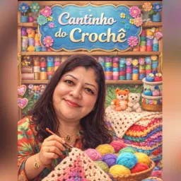 Cantinho do crochê 🧶 🧵🌺