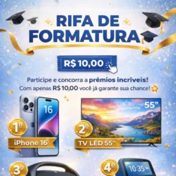 Rifa para a formatura