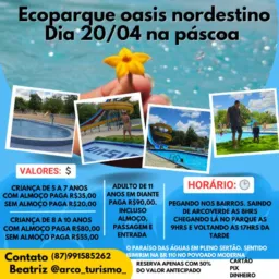 ECOPARQUE OASIS NORDESTINO 🌞🏖️