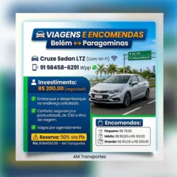 VIAGENS E ENCOMENDAS