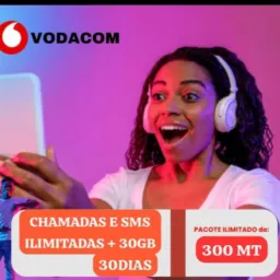 Mg Vodacom e Movitel a venda