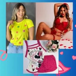 LH.Atacado e linda Rosa moda íntima 👚👗🩱👙👖🧵🪡