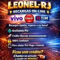 ❌️Recarga Tim Vivo e Claro❤️