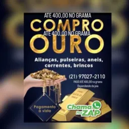 013 - OURO ATÉ 400 O GRAMA