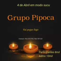Encontro do grupo Pipocas dia 4 de Abril 👈