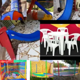 Alugamos pula pula ,piscina de bolinhas, mesas e painel, túnel , kits escorregador