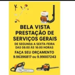 Bela vista prestação de serviços gerais.